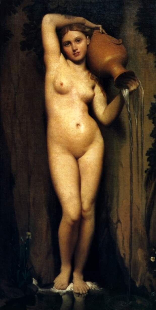 Источник - Жан Огюст Доминик Энгр (1859-1863, Лувр, Париж)