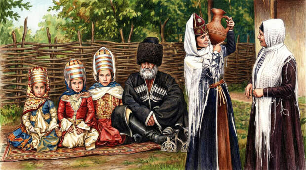 Школа достоинства: золотое шитье как система воспитания и социальный код адыгов