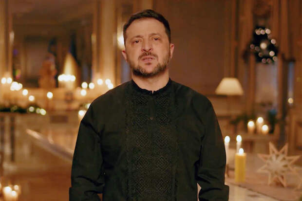 Песков назвал озлобленным рождественское обращение Зеленского