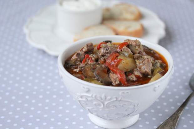 Баклажаны с мясом Баклажаны с мясом