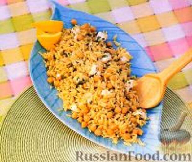 Фото к рецепту: Паста орцо с нутом и козьим сыром