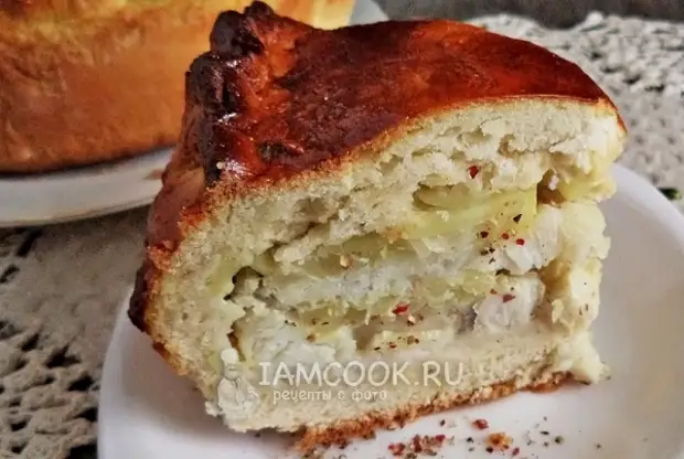 Рецепт пирога с рыбой из дрожжевого теста