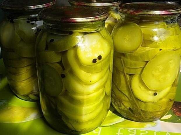 рецепт маринованных кабачков