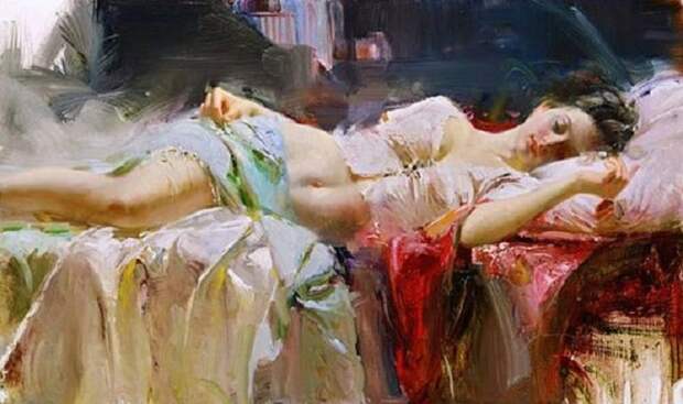 Романтическая живопись от Pino Daeni. Романтическая живопись от Pino Daeni.