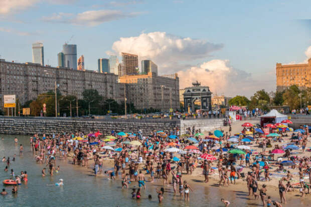 Жаркое лето в&nbsp;Москве.