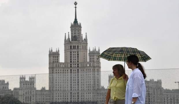 Небольшой дождь и 18 градусов тепла ожидаются в Москве 31 мая