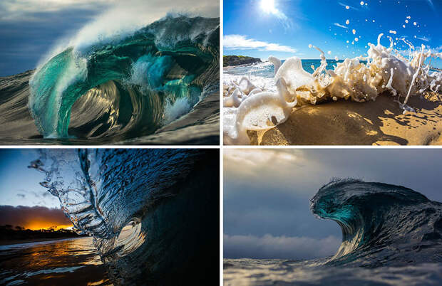 Великолепные океанические волны в необычном ракурсе от Мэтт Берджесс (Matt Burgess)