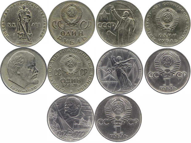 Юбилейные монеты СССР ЮБИЛЕЙНЫЕ, монеты, ссср