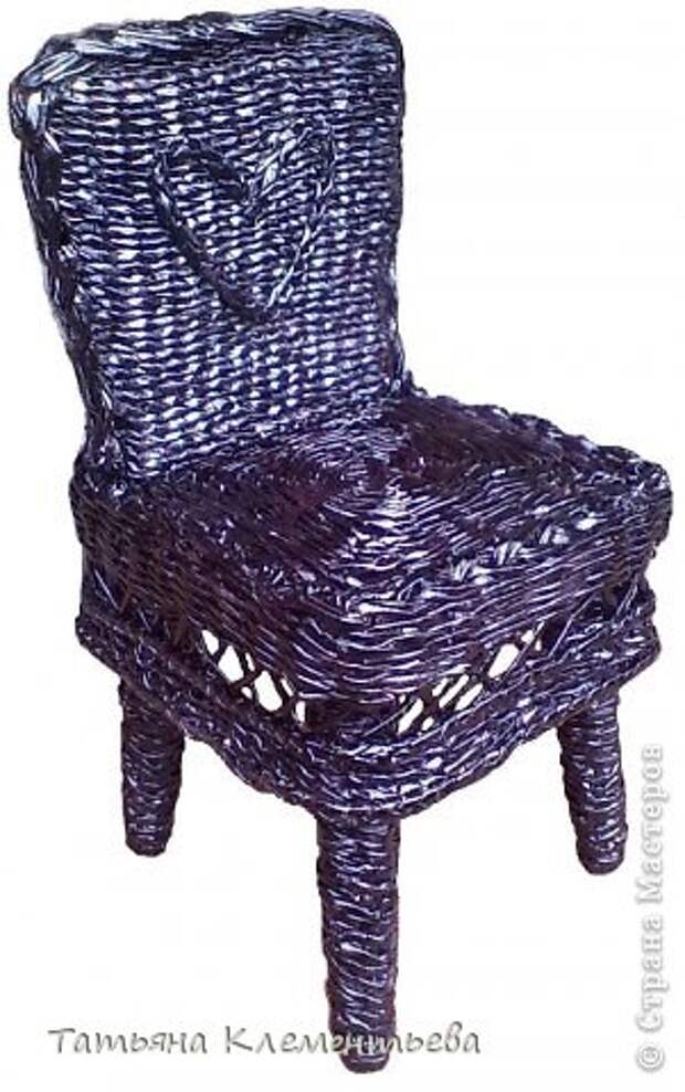 Комфортный плетеный стул (мастер-класс) фото 1