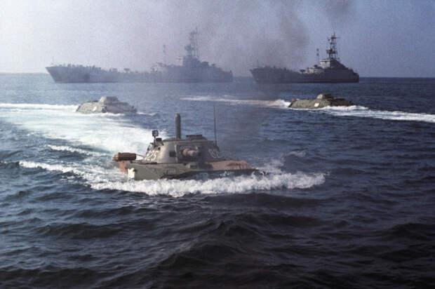Морской десант Черноморского флота СССР. 1977 г