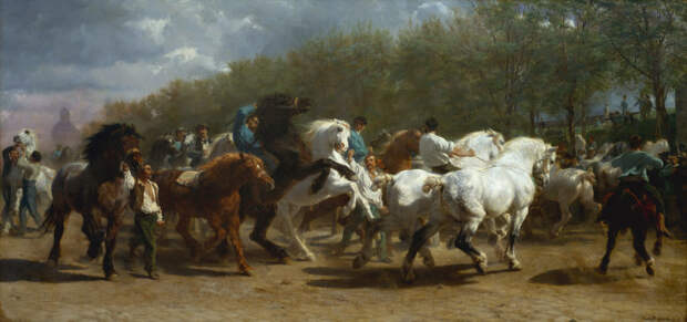 Ярмарка лошадей (1853 год) - Роза Бонёр.