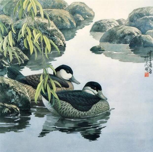 Восточное искусство художника Zeng Xiao