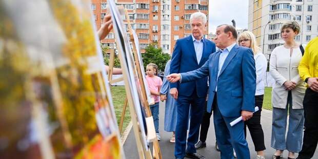 Сергей Собянин рассказал о благоустройстве прудов-регуляторов Марьино. Фото: М. Мишин mos.ru. Пресс-служба мэра и Правительства Москвы