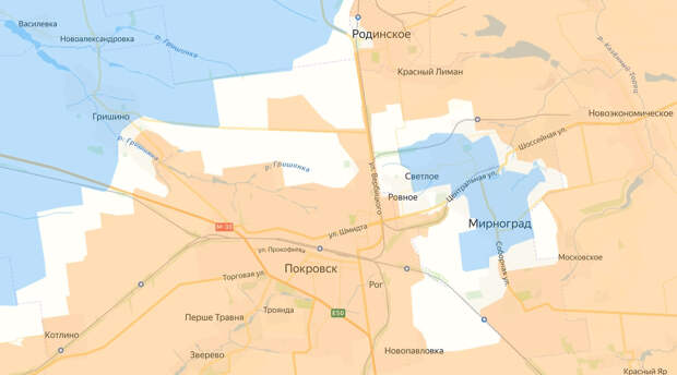 Карта СВО на 5 декабря 2025 года. Армия России окружила ВСУ в Димитрове (Мирнограде). Фото © divgen.ru