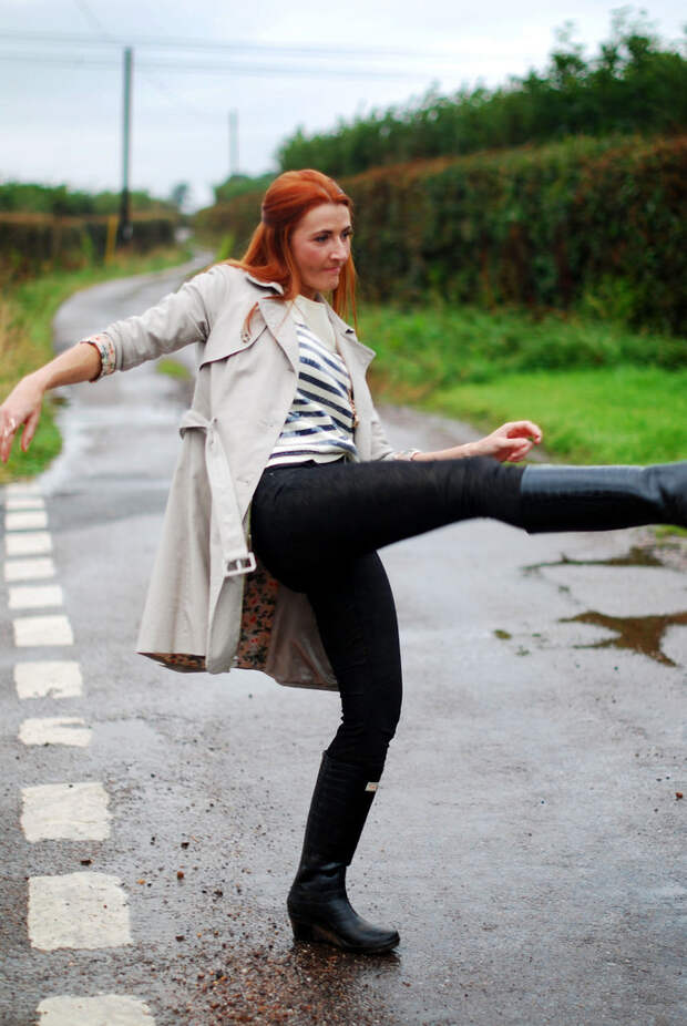 Fashion blogger outtake
