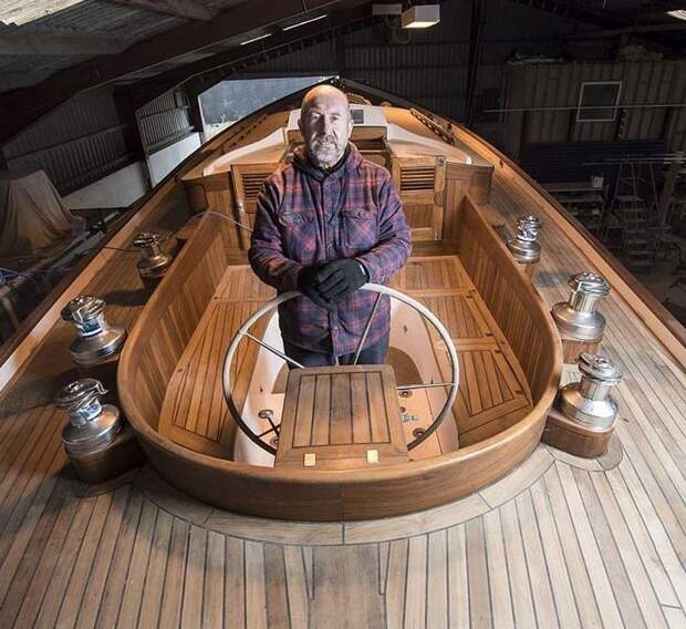 Он продал всё, чтобы построить яхту своей мечты Майк Лудгроув, в мире, люди, мечта, своими руками, яхта