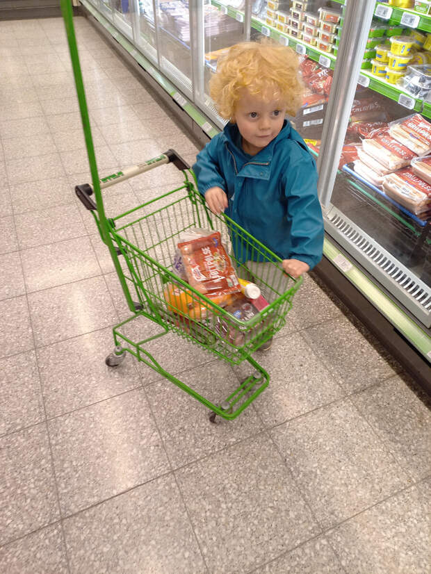В норвежском супермаркете. Фото автора.