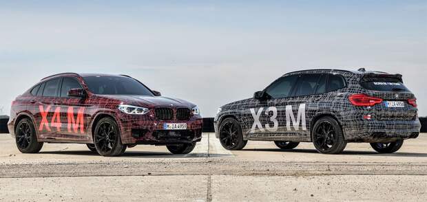 фото BMW X3M и BMW X4M 2019-2020