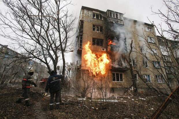 Обстрелы Донецка Вооруженными формированиями Украины. Источник изображения: https://vk.com/denis_siniy