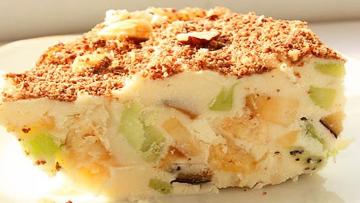 Почти мороженое из творога и фруктов