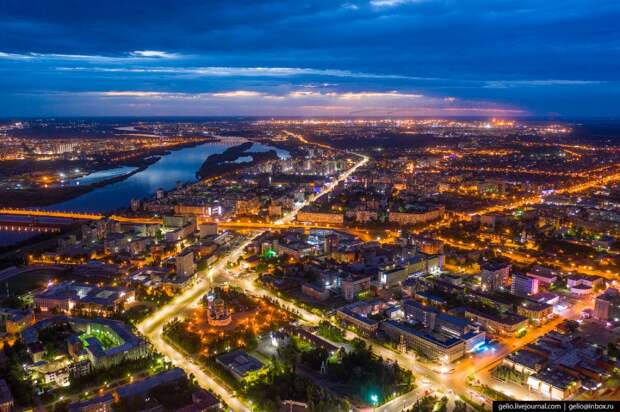 Фото Омска с высоты