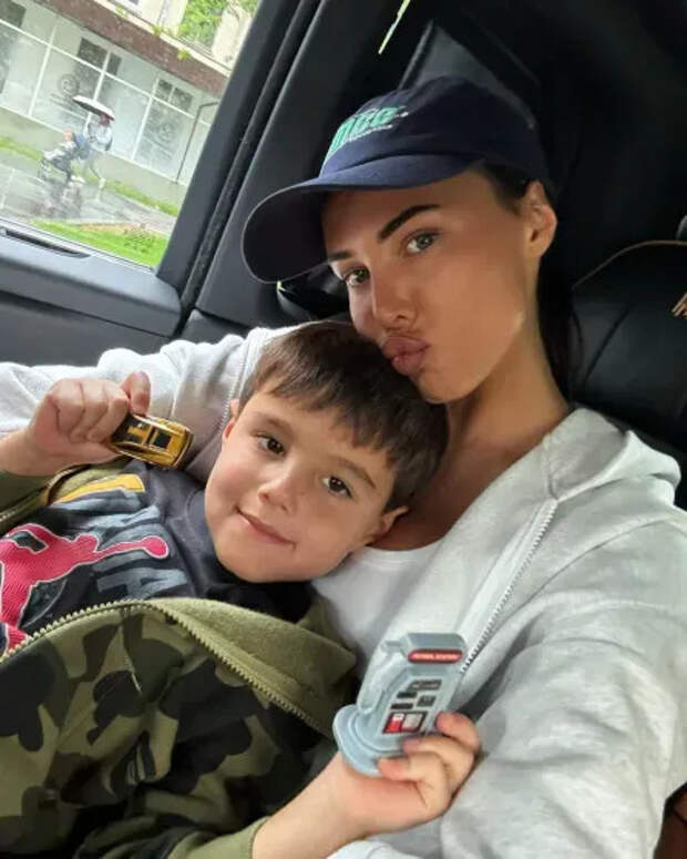 Анастасия Решетова с сыном Ратмиром