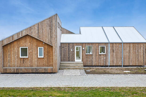 Дом из биоотходов в Дании