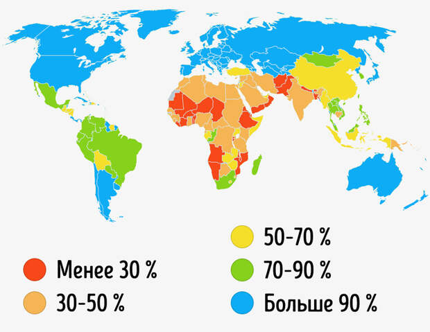 17 карт, которые открыли нам несколько захватывающих фактов об этом мире