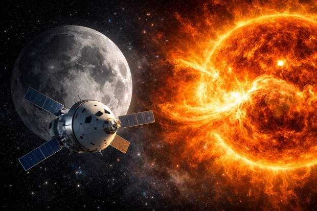 Как космическая погода может сорвать возвращение человека к Луне