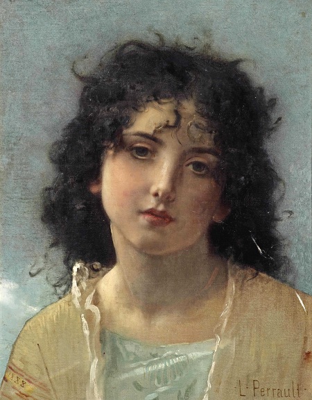 Маленькая красавица (The little beauty). (1888). Автор: Leon Bazile Perrault. Маленькая красавица (The little beauty). (1888). Автор: Leon Bazile Perrault.