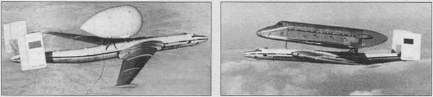 Самолет №1502 во время транспортировки груза ЗГТ и макета ВКС