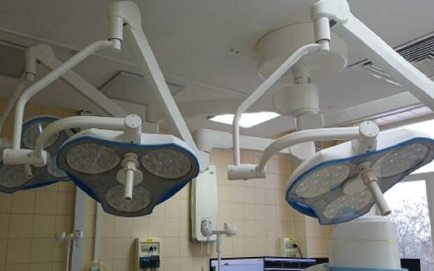 В операционной Рязанского кардиодиспансера оборудовали современное освещение