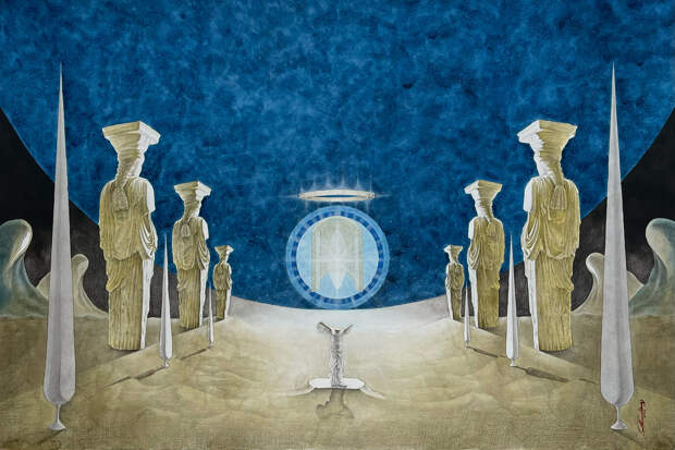 Сергей Копылов, работа, представленная на выставке «Сретение»