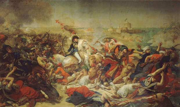 Битва на Абукире 25 июля 1799 года, Антуан-Жан Гро. \ Фото: bing.com.