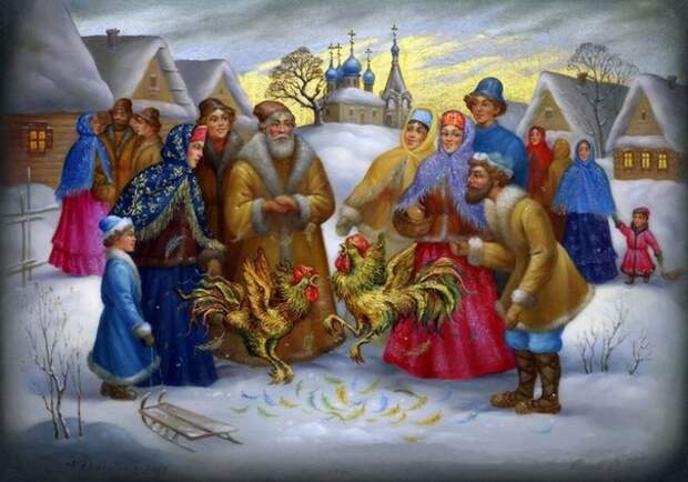 Старая Русь в Федоскинских миниатюрах.