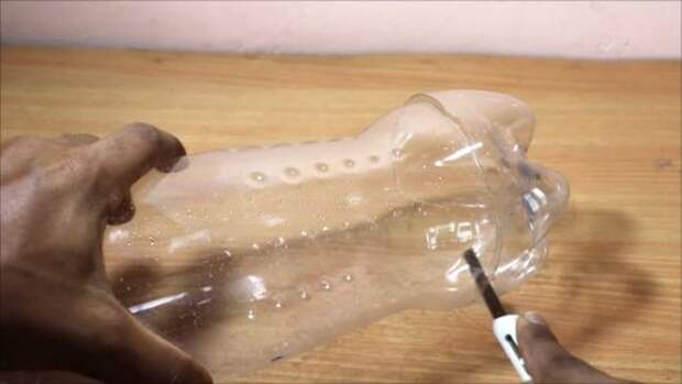 Изготовление кондиционера из пластиковой бутылки.