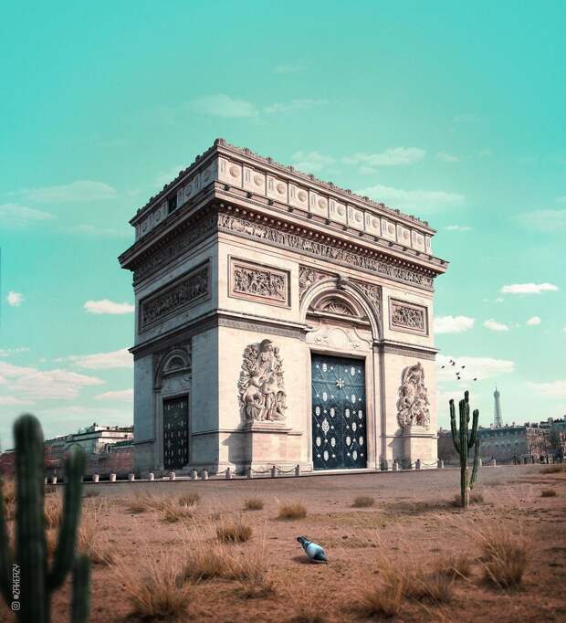 Фантастические фотоманипуляции от Зака Изи