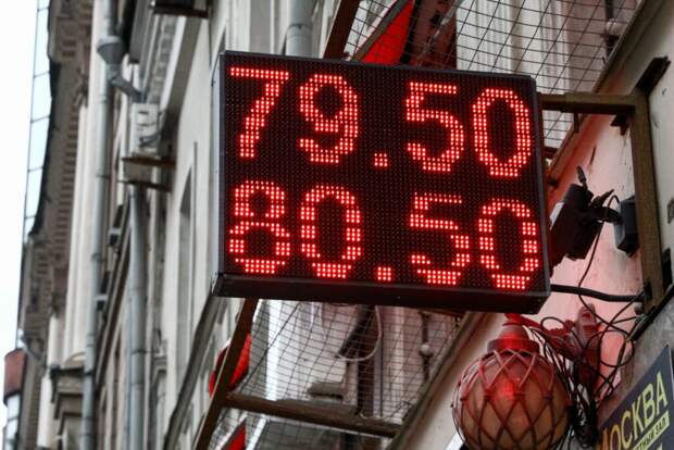 Курс евро упал ниже 87 рублей