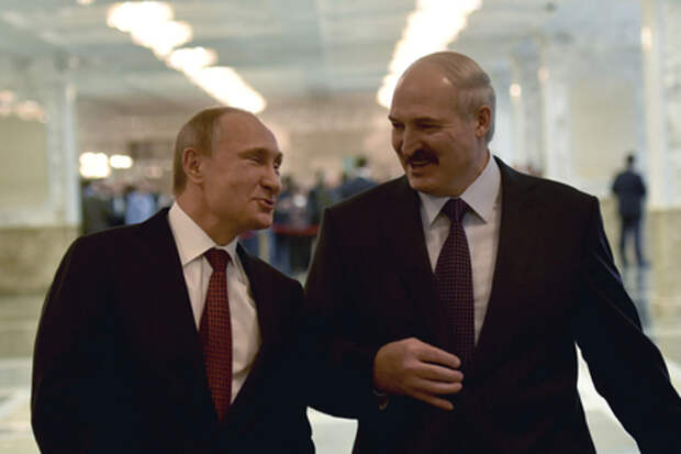 Владимир Путин и Александр Лукашенко