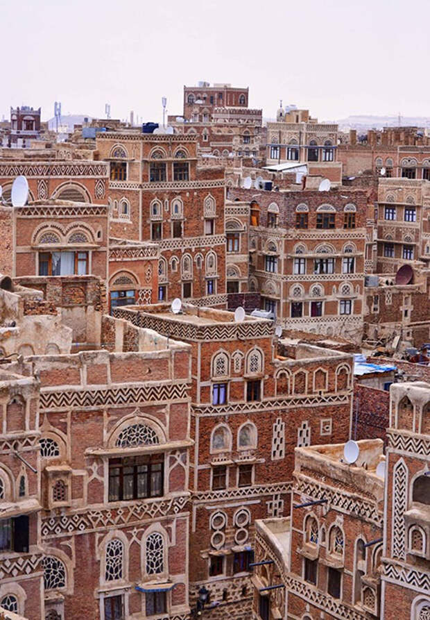 Старая Сана, Йемен. / Фото: ststworld.com