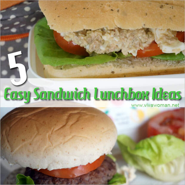 Easy Sandwich Lunchbox Idea Beauty Lunchbox Ideas: 5 Easy Sandwich Recipes
