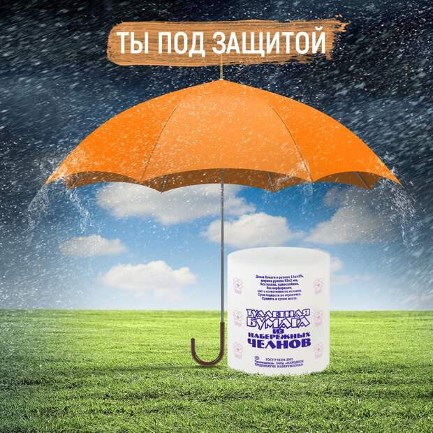 Туалетная бумага из Набережных Челнов