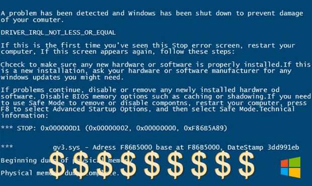 Синий экран смерти Windows, Интересные факты о компьютерах