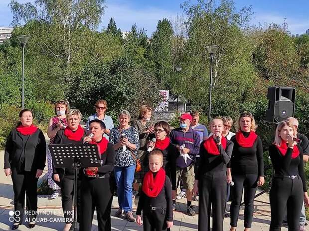 На Певческом поле провели акцию ко Дню солидарности в борьбе с терроризмом