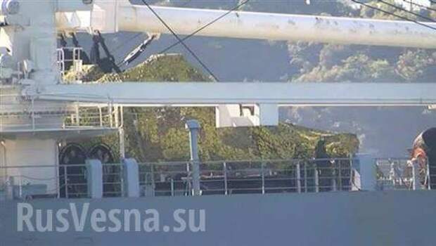 В Турции на борту российского судна увидели танки (ФОТО+ВИДЕО) | Русская весна