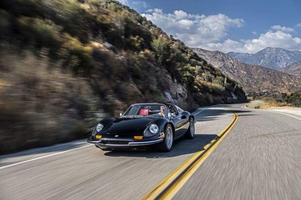 Ferrari Dino с мотором от сумасшедшего F40 ferrari, ferrari dino, авто, автомобили, олдтаймер, ретро авто, суперкар