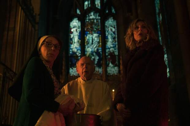 Andrea, Father Ignatius, and Sheryl