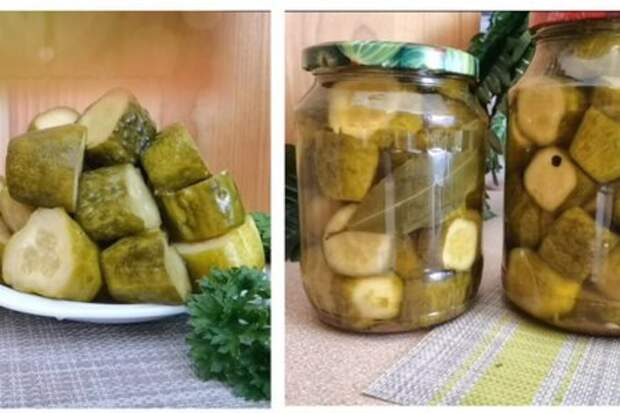 Маринованные огурцы "шашлычные"