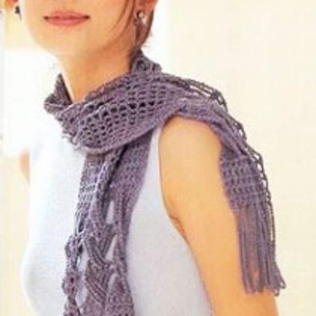 Вязание крючком шарфов Вязание крючком шарфов