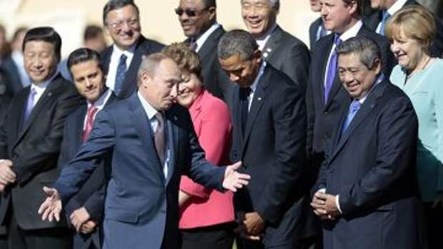 Владимир Путин и Барак Обама на саммите G20